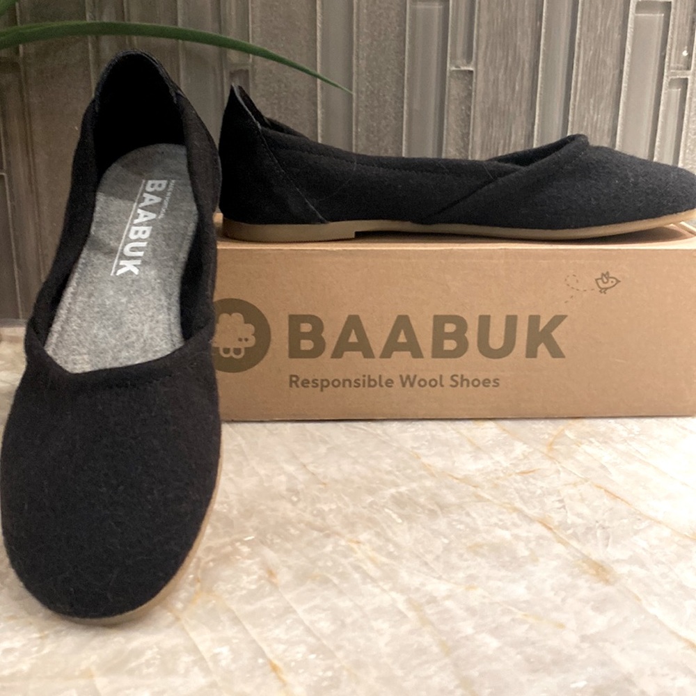 BAABUK Wool Ballerina Flats